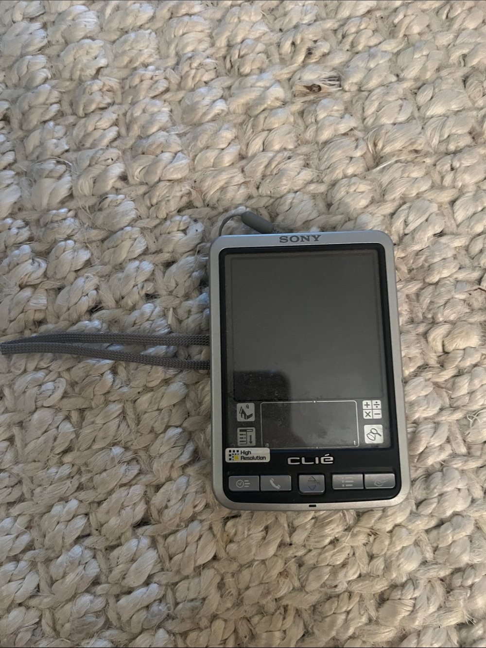 Sony Clie Handheld PDA in Silver and Black